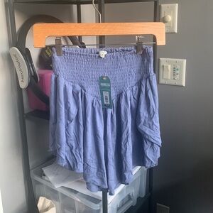 Trendy EARTHBOUND Blue High-Waisted Skirt